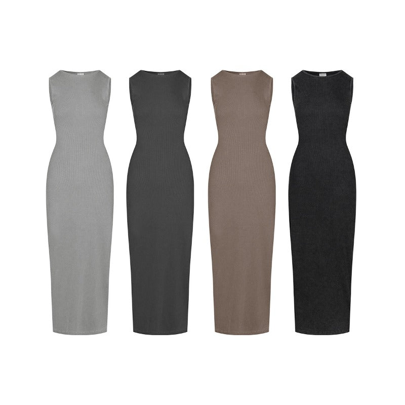 275 Gsm Slim Tanks Skinny Knitted Cotton Rib Vest