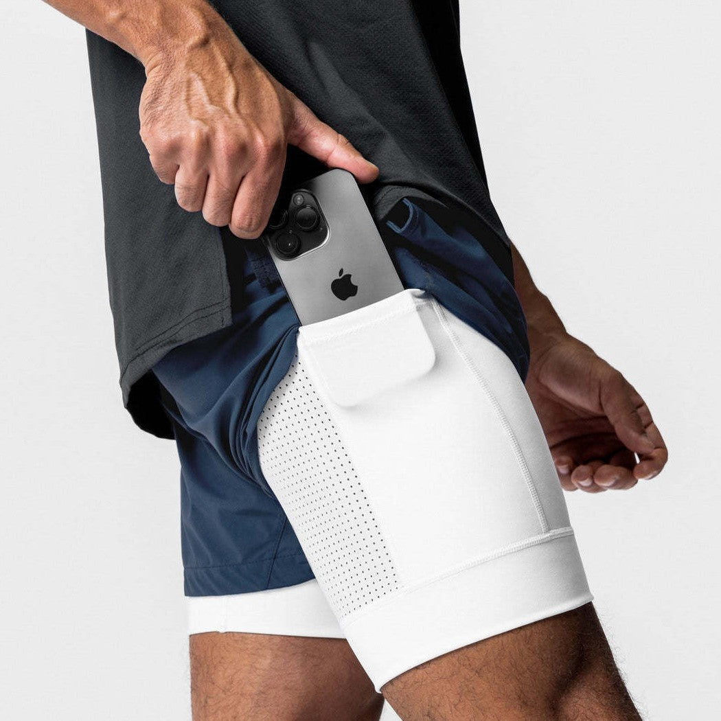 Double-layer Shorts Fitness Sport Ammonia Running Training Shorts