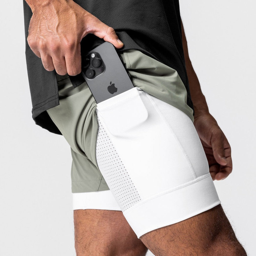 Double-layer Shorts Fitness Sport Ammonia Running Training Shorts